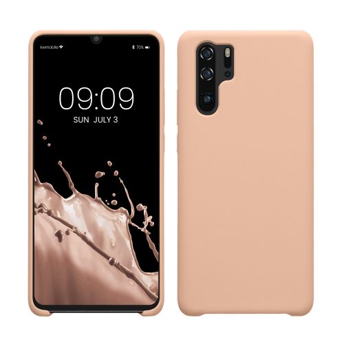 Калъф Kwmobile за Huawei P30 Pro, крем, силикон, KWM000009MK031C