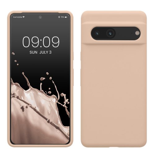 Калъф Kwmobile за Google Pixel 7, крем, силикон, KWM0000171I051C