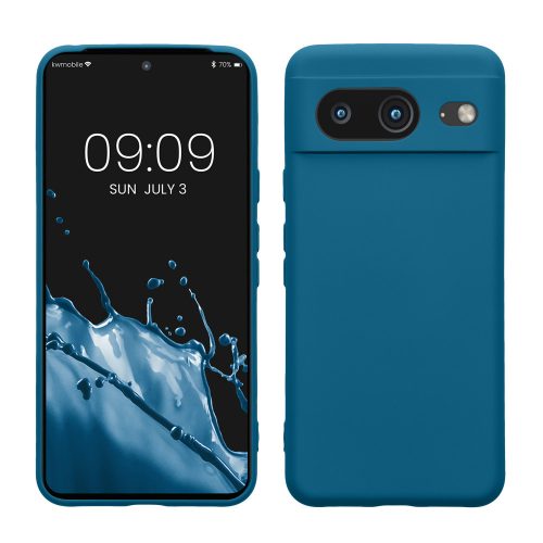 Калъф Kwmobile за Google Pixel 8, син, силикон, KWM0000208L013C