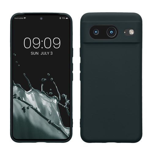 Калъф Kwmobile за Google Pixel 8, тъмно зелен, силикон, KWM0000208L015C