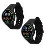 Комплект 2 каишки Kwmobile за Xiaomi Mi Watch Color Sport/S1 Active, черен, силикон, KWM000016JX005C