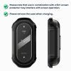 Комплект от 2 пълни капака Kwmobile за Xiaomi Mi Band 8, черен/розов, пластмаса, KWM0000206D003C