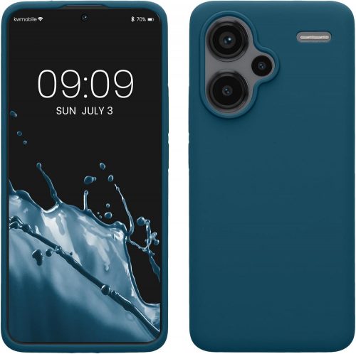 Калъф Kwmobile за Xiaomi Redmi Note 13 Pro Plus 5G, син, силикон, KWM000020KH002C