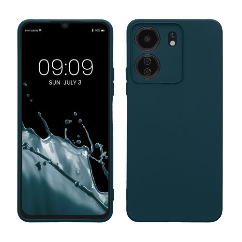 Калъф Kwmobile за Xiaomi Poco C65/Redmi 13C, зелен, силикон, KWM000020KN004C