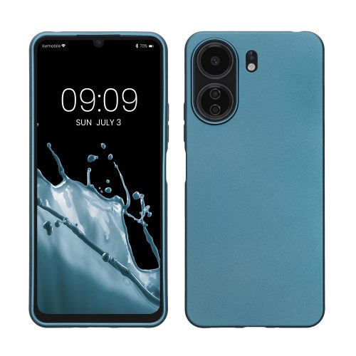 Калъф Kwmobile за Xiaomi Poco C65/Redmi 13C, син, силикон, KWM000020KO001C