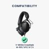 Комплект от 2 възглавнички за уши Kwmobile за V-MODA Crossfade M-100/Crossfade LP2/Crossfade LP, черни, еко кожа, KWM0000257U001C