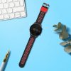 Каишка Kwmobile за Xiaomi Mi Watch Color Sport/S1 Active, Черен/Червен, Силикон, KWM0000258B001C