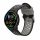 Kwmobile каишка за Xiaomi Mi Watch Color Sport/S1 Active, черен/сив, силикон, KWM0000258B002C