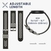 Kwmobile каишка за Xiaomi Mi Watch Color Sport/S1 Active, черен/сив, силикон, KWM0000258B002C