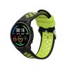 Каишка Kwmobile за Xiaomi Mi Watch/Mi Watch Color Sport, черен/зелен, силикон, KWM0000258C002C