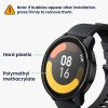 Комплект от 2 защитни фолиа Kwmobile за Xiaomi Mi Watch/Mi Watch Color Sport, прозрачно/черно, полимер, KWM0000258D001C