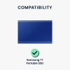 Kwmobile защитно покритие за Samsung Portable SSD T7, Grey, Silicon, KWM000017ZW005C