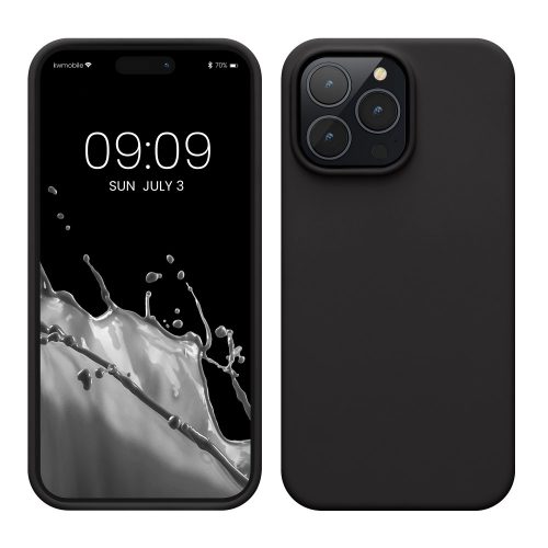 Калъф Kwmobile за Apple iPhone 14 Pro Max, черен, силикон, KWM000016NL034C