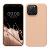 Калъф Kwmobile за Apple iPhone 14 Pro Max, крем, силикон, KWM000016NL035C