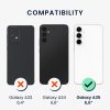 Калъф Kwmobile за Samsung Galaxy A35, черен, еко кожа, KWM000021OO001C