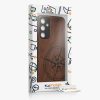 Калъф Kwmobile за Samsung Galaxy A25, кафяв, дърво, KWM000021PN001C