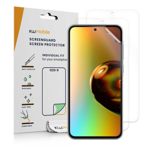 Комплект от 3 защитни фолиа Kwmobile за Samsung Galaxy A35, прозрачни, пластмасови, KWM000021PF001C