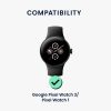 Каишка Kwmobile за Google Pixel Watch 2/Pixel Watch, сребро, стомана, KWM000025AC001C