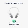 Каишка за слушалки Kwmobile за Apple AirPods Max, бяла, силикон, KWM000025AD001C