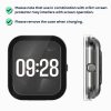 Комплект 2 калъфа Kwmobile със защитно стъкло за Xiaomi Redmi Watch 4, прозрачен, пластмаса, KWM000025BG001C