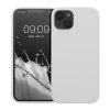 Калъф Kwmobile за Apple iPhone 13, бял, силикон, KWM000013OV095C