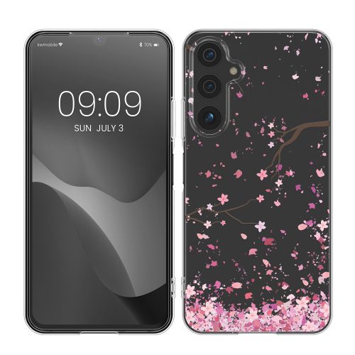 Калъф Kwmobile за Samsung Galaxy A05s, розов/прозрачен, силикон, KWM000021PP002C