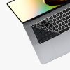 Капак клавиатура Kwmobile за Apple MacBook Pro M2 16" (2023)/MacBook Pro M3 16" (2023), черен, силикон, KWM000025BU001C