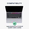 Стикер за клавиатура Kwmobile за Apple MacBook Pro M1 13" (2020)/MacBook Pro M2 13" (2022), многоцветен, пластмаса, KWM000025CR001C