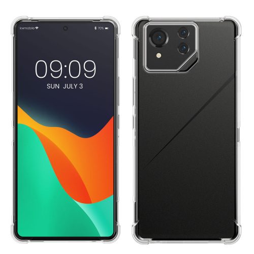 Калъф Kwmobile за Asus ROG Phone 8, прозрачен, силикон, KWM000022QH001C