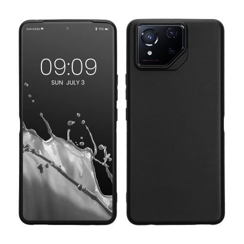 Калъф Kwmobile за Asus ROG Phone 8, черен, силикон, KWM000022QJ001C