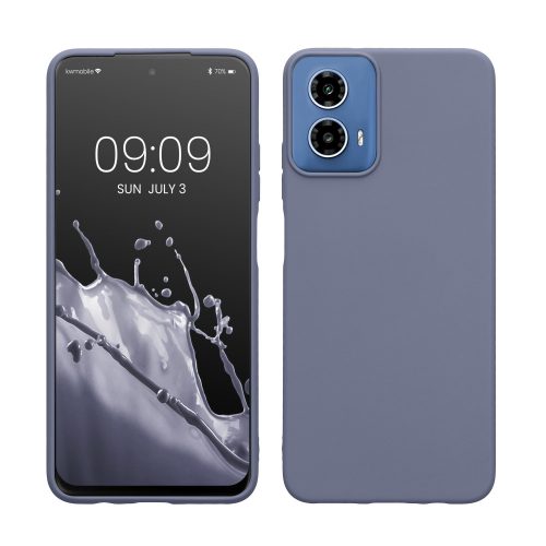 Калъф Kwmobile за Motorola Moto G34, тъмно лилав, силикон, KWM000022QU002C