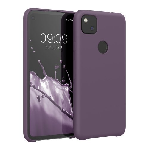 Калъф Kwmobile за Google Pixel 4a, тъмно лилав, силикон, KWM000011HX067C