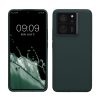 Калъф Kwmobile за Xiaomi 13T/13T Pro, тъмно зелен, силикон, KWM000020IT006C