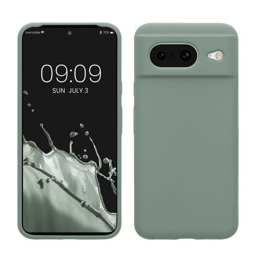 Калъф Kwmobile за Google Pixel 8, зелен, силикон, KWM000020JF023C