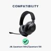 Комплект от 2 възглавнички за уши Kwmobile за JBL Quantum 100X/Quantum 100, тъмно сиво, екологична кожа, KWM000025CW001C