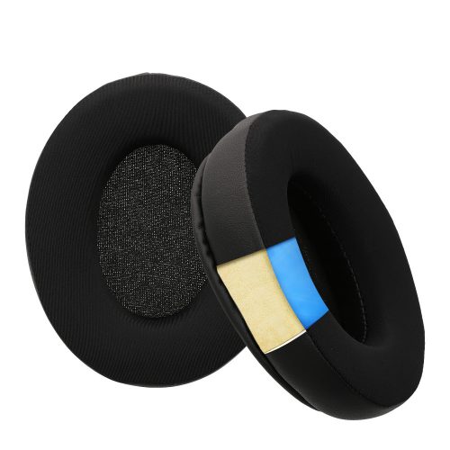 Комплект от 2 Kwmobile Cooling Gel Ear Cushions за Logitech G Pro X/G Pro X 2/G Pro X Wireless, черни, еко кожа, KWM000025DE001C