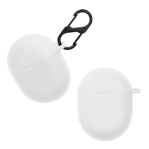 Калъф за слушалки Kwmobile за Google Pixel Buds A Series, бял, силикон, KWM000025DK002C