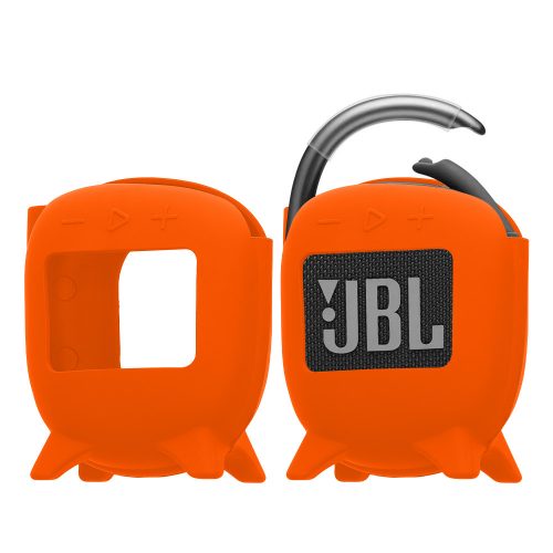 Калъф Kwmobile за JBL Clip 4, оранжев, силикон, KWM0000181U003C