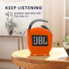 Калъф Kwmobile за JBL Clip 4, оранжев, силикон, KWM0000181U003C