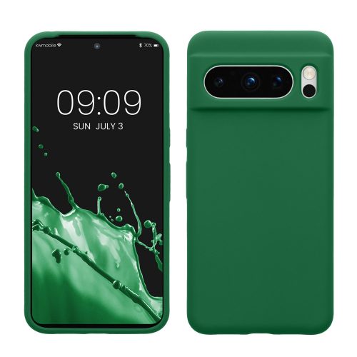 Калъф Kwmobile за Google Pixel 8 Pro, зелен, силикон, KWM0000208G045C