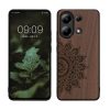 Калъф Kwmobile за Xiaomi Redmi Note 13, кафяв, дърво, KWM000020MZ002C