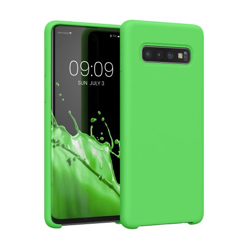 Калъф Kwmobile за Samsung Galaxy S10, зелен, силикон, KWM000009QK054C