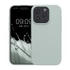 Калъф Kwmobile за Apple iPhone 15 Pro, светло зелен, силикон, KWM000020CC024C