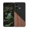 Калъф Kwmobile за Xiaomi Redmi Note 13, кафяв/черен, дърво, KWM000020NJ001C