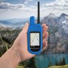 Защитен калъф Kwmobile за Garmin Alpha 100, син, силикон, KWM000011KE004C