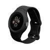 Каишка Kwmobile за Google Pixel Watch 2/Pixel Watch, черна, силиконова, KWM000025GT001C