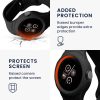 Каишка Kwmobile за Google Pixel Watch 2/Pixel Watch, черна, силиконова, KWM000025GT001C