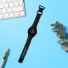 Каишка Kwmobile за Google Pixel Watch 2/Pixel Watch, черна, силиконова, KWM000025GT001C