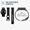 Каишка Kwmobile за Google Pixel Watch 2/Pixel Watch, черна, силиконова, KWM000025GT001C