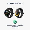 USB кабел за зареждане за Xiaomi Mi Watch Color Sport/Watch S1 Active, Kwmobile, Бял, Пластмаса, 58354.02